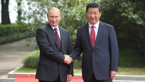 Официальный визит В.Путина в Китайскую Народную Республику. Архивное фото