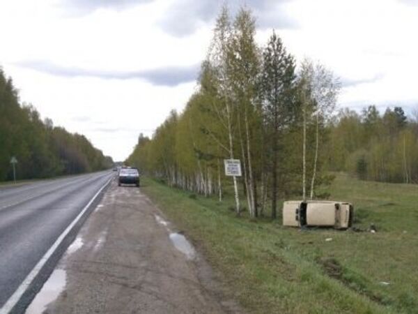 Второе ДТП за день произошло на автодороге Томск-Итатка, фото с места событий