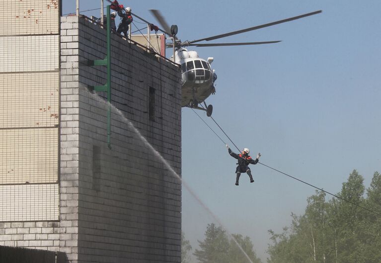 Демонстрационные учения в рамках выставки Комплексная безопасность – 2014