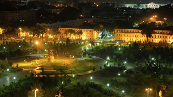 Ночной Ташкент, Узбекистан