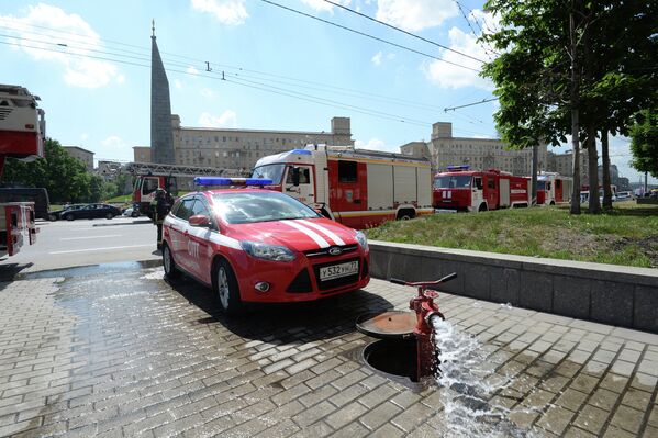 Взрыв бытового газа в жилом доме на Кутузовском проспекте в Москве