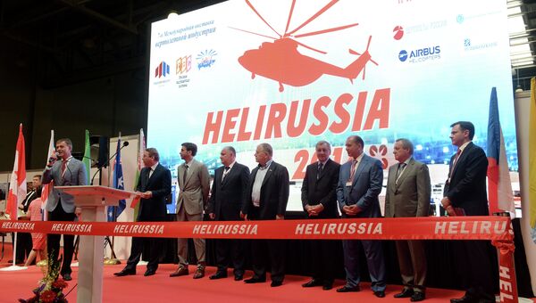 VII Международная выставка вертолетной индустрии HeliRussia 2014. Архивное фото