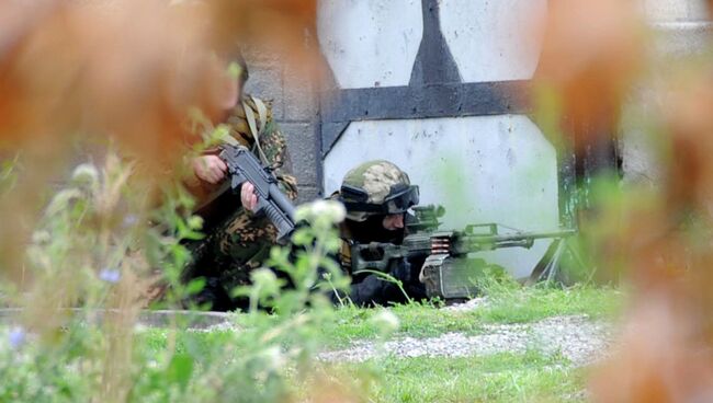 Спецоперация по ликвидации боевиков. Архивное фото.