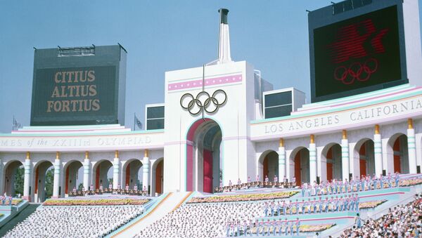 Церемония открытия летних Олимпийских игр 1984 года в Лос-Анджелесе