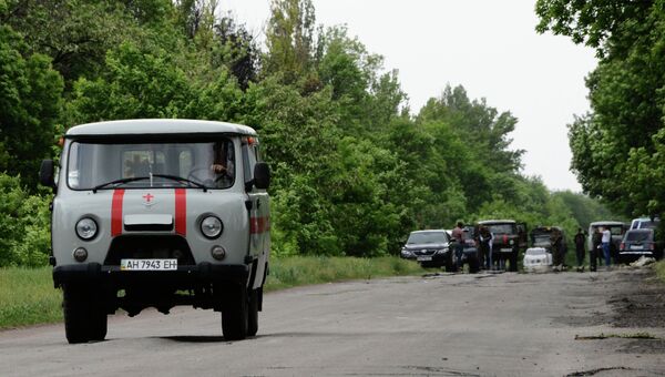 На блокпост Национальной гвардии Украины напали неизвестные. Архивное фото