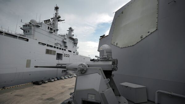 Система Иджис (Combat System Aegis) на борту военного корабля США. Архивное фото
