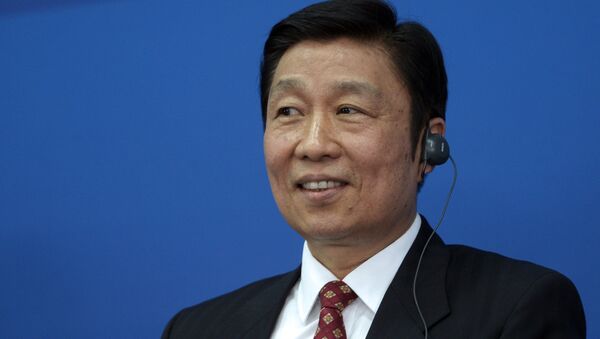 Заместитель председателя Китайской Народной Республики Ли Юаньчао на XVIII Петербургском международном экономическом форуме