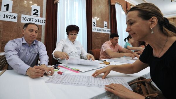 Голосование на выборах президента Украины в России
