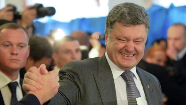 Кандидат в президенты Украина Петр Порошенко