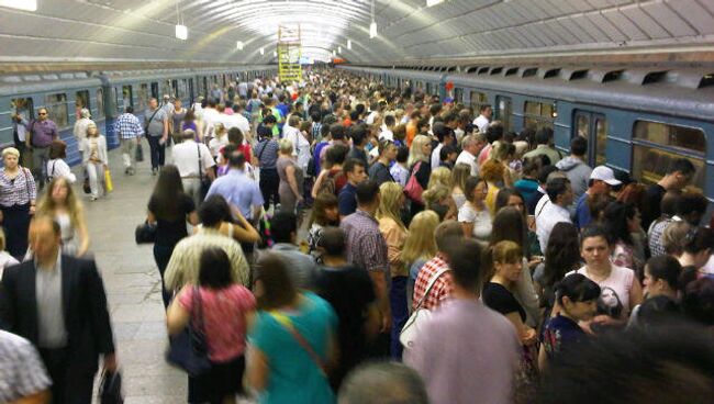 Таганско-Краснопресненская линия метро Москвы. Архивное фото