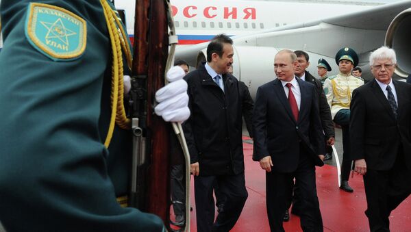Рабочий визит В.Путина в Казахстан для участия в заседании ЕврАзЭС