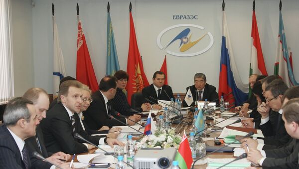 Заседание Комиссии таможенного союза ЕврАзЭС. Архивное фото