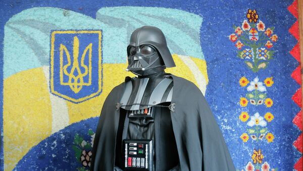 Лидер Интернет-партии Украины Дарт Вейдер. Архивное фото.