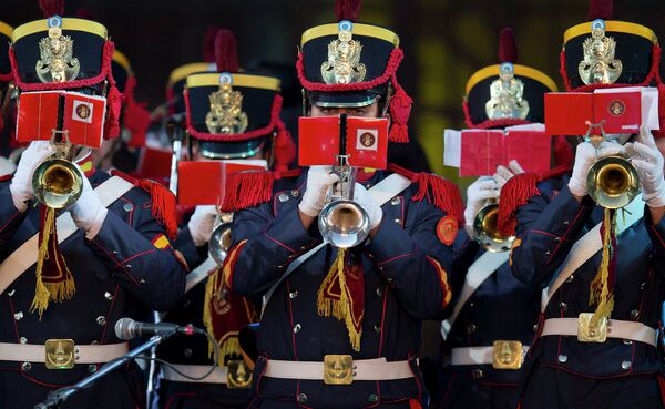 Военный оркестр в Буэнос-Айресе