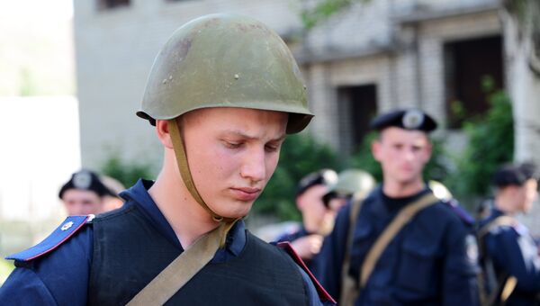 Военнослужащие национальной гвардии Украины. Архивное фото