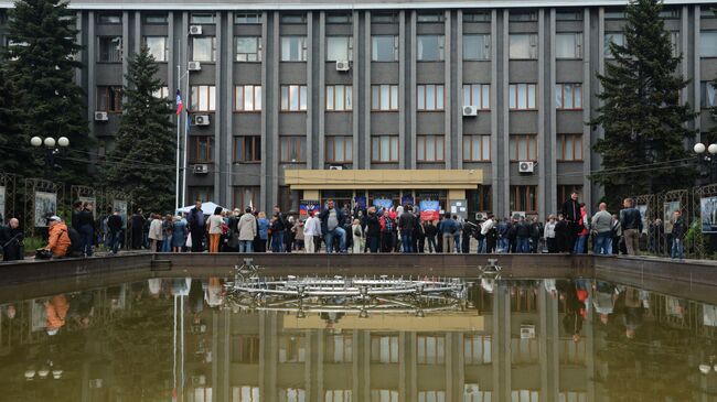 Здание Макеевского городского совета Донецкой области