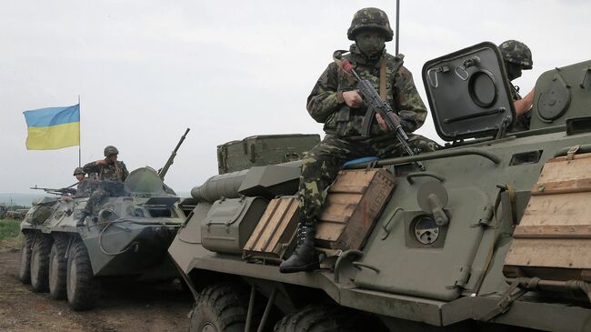 Военнослужащий украинской армии. Архивное фото