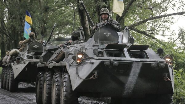 Бронетехника украинской армии. Архивное фото