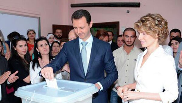 Президент Сирии Башар Асад проголосовал на выборах главы государства