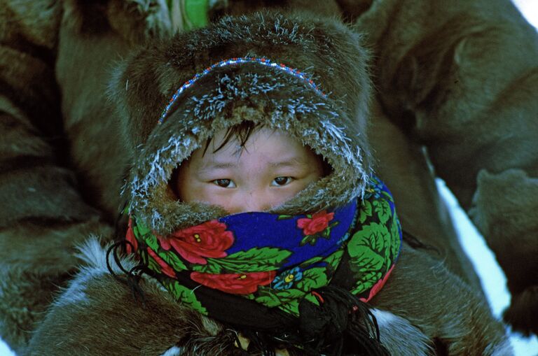 Ребенок в Якутии Ребенок в Якутии