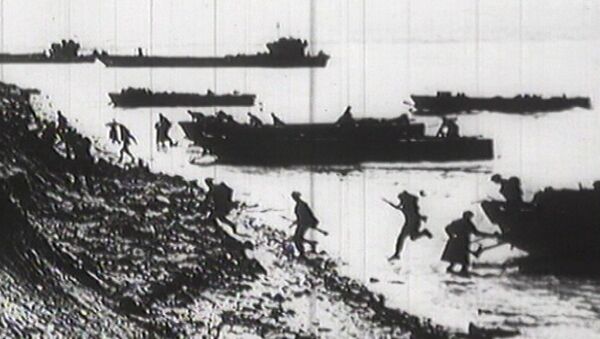 Высадка союзных войск в Нормандии 6 июня 1944 года. Архивные кадры