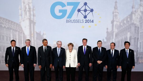 Лидеры саммита G7 в Брюсселе