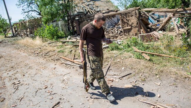 Боец народного ополчения ДНР. Архивное фото