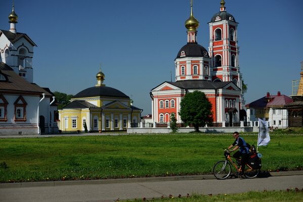 Открытие велопробега Святая Русь в Ростове