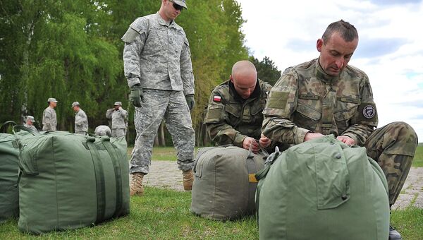Совместные учения войск США и Польши. 3 мая 2014