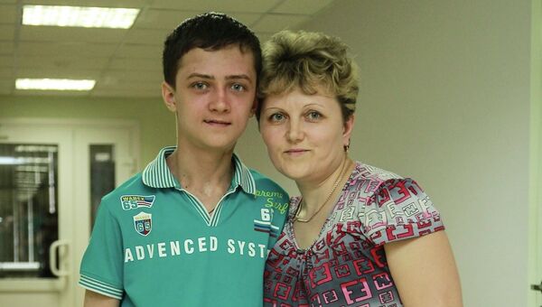 Алексей Романов с мамой