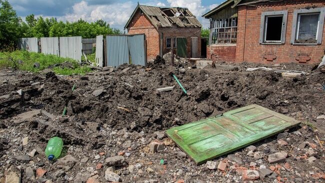 Ситуация в Донецкой области. Архивное фото.