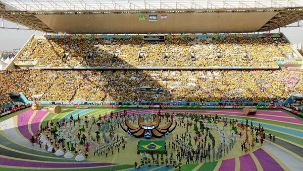 Церемония открытия чемпионата мира по футболу в Бразилии