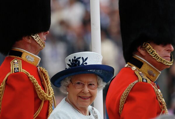 Королева Великобритании Елизавета II на церемонии Trooping The Colour