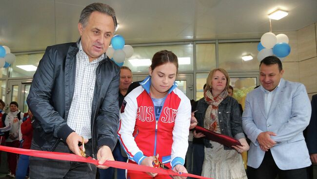 Виталий Мутко на базе в Рузе