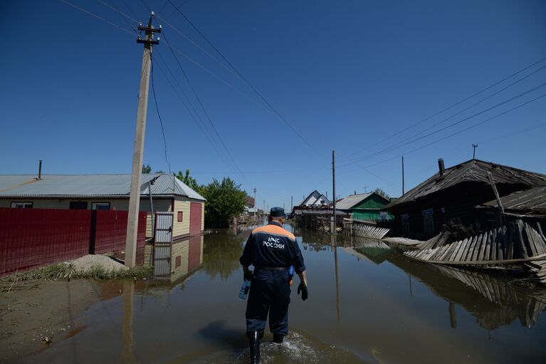 Паводок в Барнауле