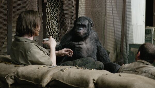 Кадр из фильма Планета обезьян: Революция Мэтта Ривза