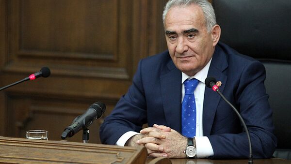 Спикер Национального собрания (парламента) Республики Армения Галуст Саакян. Архивное фото