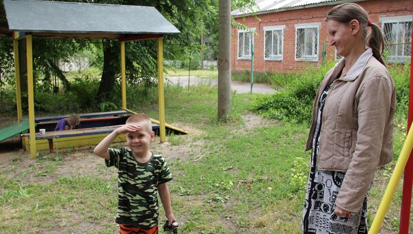 Украинские беженцы в Воронежской области