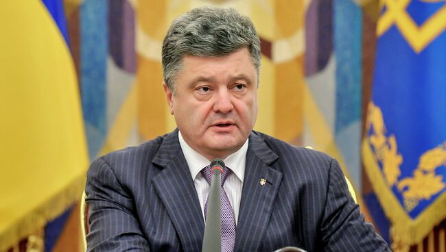 Президент Украины Петр Порошенко, архивное фото