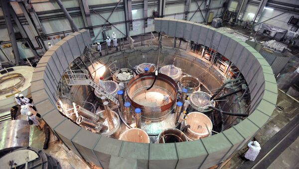 Строительство нового энергоблока Белоярской АЭС. Архивное фото