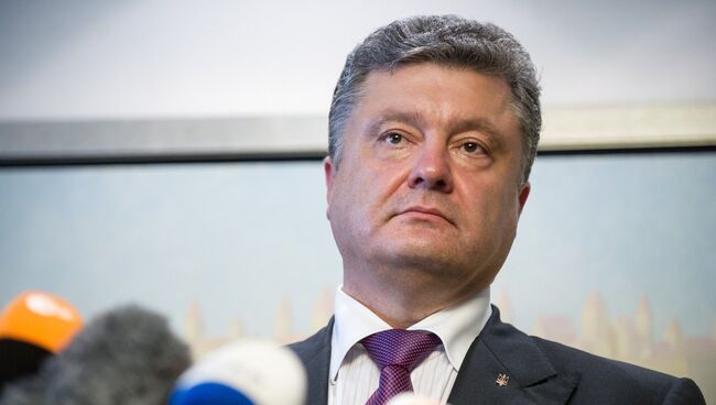 Президент Украины Петр Порошенко, архивное фото