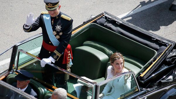 Новый король Испании Фелипе VI и его жена королева Летиция