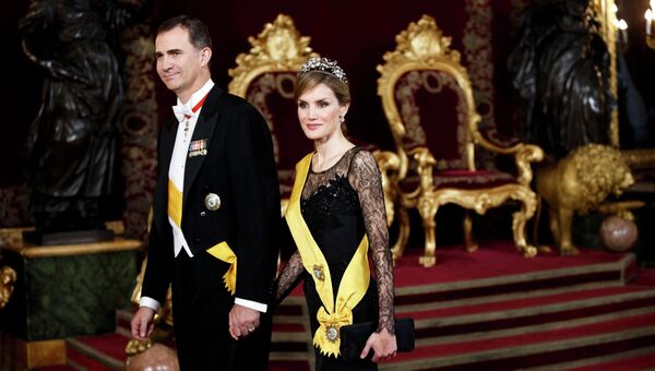 Новый король Испании Фелипе VI и королева Летиция
