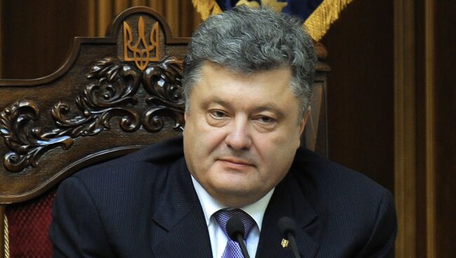 Президент Украины Петр Порошенко, архивное фото