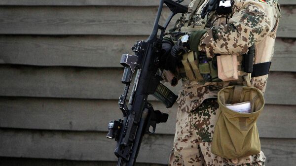 Солдат НАТО в Афганистане. Архивное фото