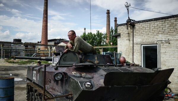Батальон Призрак народного ополчения Луганска. Архивное фото