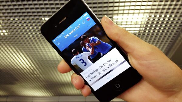 Мобильное приложение ФИФА к чемпионату мира по футболу 2014