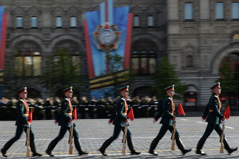 Генеральная репетиция Парада Победы