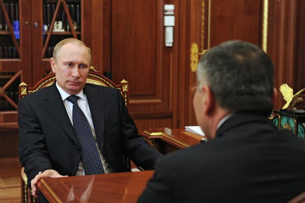 Рабочая встреча В.Путина с А.Орловым