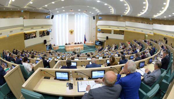 Заседание Совета Федерации Федерального Собрания РФ. Архивное фото